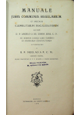 Manuale Juris Communis Regularium et Specialis Carmelitarum Discalceatorum 1929 r
