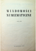 Wiadomości numizmatyczne 4 tomy