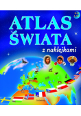 Atlas świata z naklejkami