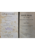 Dzieje Polski XVIII i XIX wieku 2 książki ok 1868 r