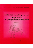 Miło mi panią poznać Język polski w sytuacjach komunikacyjnych