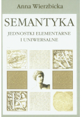Semantyka. Jednostki elementarne i uniwersalne