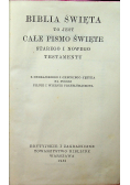 Biblia Święta to jest całe Pismo Święte 1950 r.