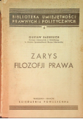 Zarys filozofji prawa, 1938 r.