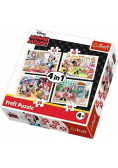 Puzzle 4w1 Minnie z przyjaciółmi TREFL