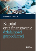 Kapitał oraz finansowanie działalności gospodarczej