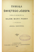 Chwała świętego Józefa 1896 r.
