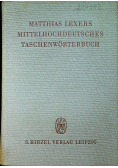 Matthias Lexers Mittelhochdeutsches Taschenworterbuch