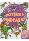 Zabawy z naklejkami: potężne dinozaury