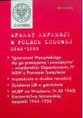 Aparat represji w Polsce Ludowej 1944 do 1989  Nr 1