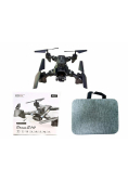 Dron z kamerą i z torbą