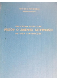 Obliczenia statystyczne prętów o zmiennej sztywności