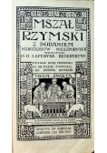 Mszał Rzymski z dodaniem nabożeństw nieszpornych 1931 r