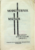 Modlitewnik Mszalik