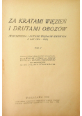 Za kratami więzień i drutami obozów Tom II 1928 r.