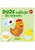 Duże naklejki dla maluszka - kurka 2+