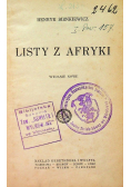 Listy z Afryki 1923 r.