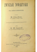 Zwyczaje Towarzyskie dla osób duchownych 1893 r.