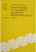 Glosy polskie w łacińskich kazaniach średniowiecznych