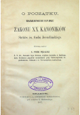 O początku rozkrzewieniu i upadku Zakonu ZZ Kanoników 1867 r