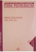 Studia politologiczne Trudna sztuka polityki