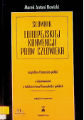 Słownik Europejskiej Konwencja Praw Człowieka