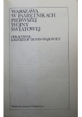 Warszawa w pamiętnikach pierwszej wojny światowej