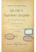 Mowy pogrzebowe i przygodne 1901 r