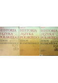 Historia języka polskiego 3 tomy