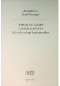 Formalne zasady chrześcijaństwa