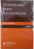 Górnośląskie Studia Socjologiczne Tom 3 NOWA
