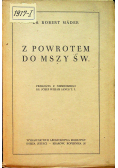 Z powrotem do Mszy św 1938 r