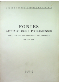 Fontes Archaeologici Posnanienses vol XXV