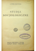 Studja socjologiczne ok 1923 r.