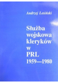 Służba wojskowa kleryków w PRL 1959 - 1980