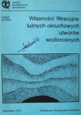 Własności filtracyjne luźnych okruchowych utworów wodonośnych