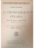 O obowiązkach Polaka 1918 r.