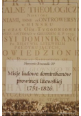 Misje ludowe dominikanów prowincji litewskiej 1751 1826