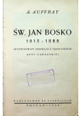 Św Jan Bosko 1815 1888 1934 r.