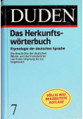 Duden Das Herkunftsworterbuch Tom 7