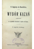 Montefeltro Wybór Kazań 1909 r.