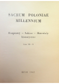 Sacrum Poloniae Millennium Tom VIII do IX