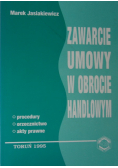 Zawarcie umowy w obrocie handlowym