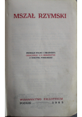 Mszał rzymski 1931 r.