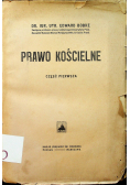 Prawo Kościelne Część pierwsza