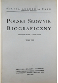 Polski Słownik Biograficzny Tom VIII