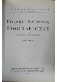 Polski Słownik Biograficzny Tom XXVII