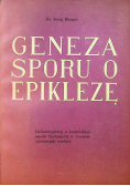 Geneza sporu o epiklezę