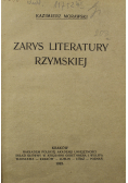 Zarys literatury rzymskiej 1922 r.