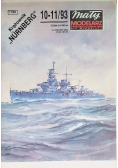 Mały modelarz Nr 10 i 11 / 93 Niemiecki lekki krążownik Nurnberg